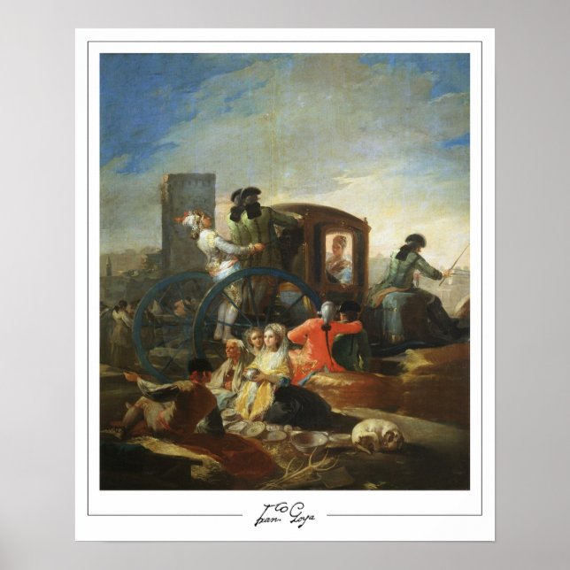Francisco Goya Zedign Poster de Arte #18 (Frente)
