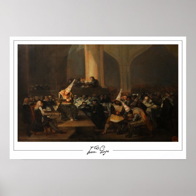 Francisco Goya Zedign Poster de Arte #2005 (Frente)