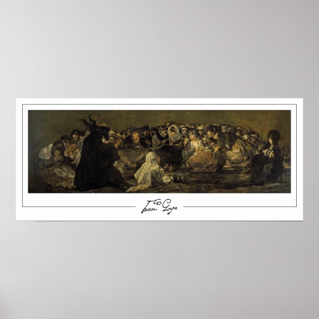 Francisco Goya Zedign Poster de Arte #262 (Frente)