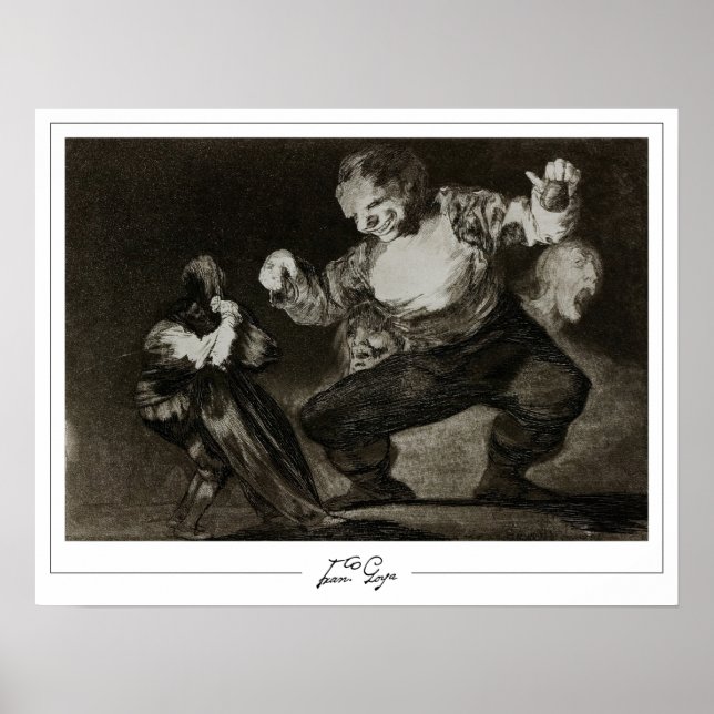 Francisco Goya Zedign Poster de Arte #292 (Frente)