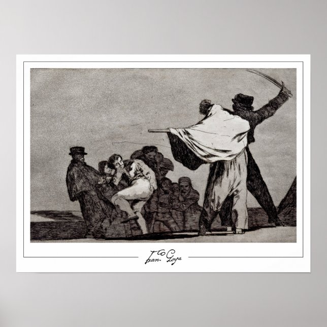 Francisco Goya Zedign Poster de Arte #498 (Frente)