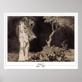 Francisco Goya Zedign Poster de Arte #507