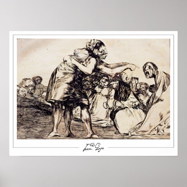 Francisco Goya Zedign Poster de arte #517 (Frente)