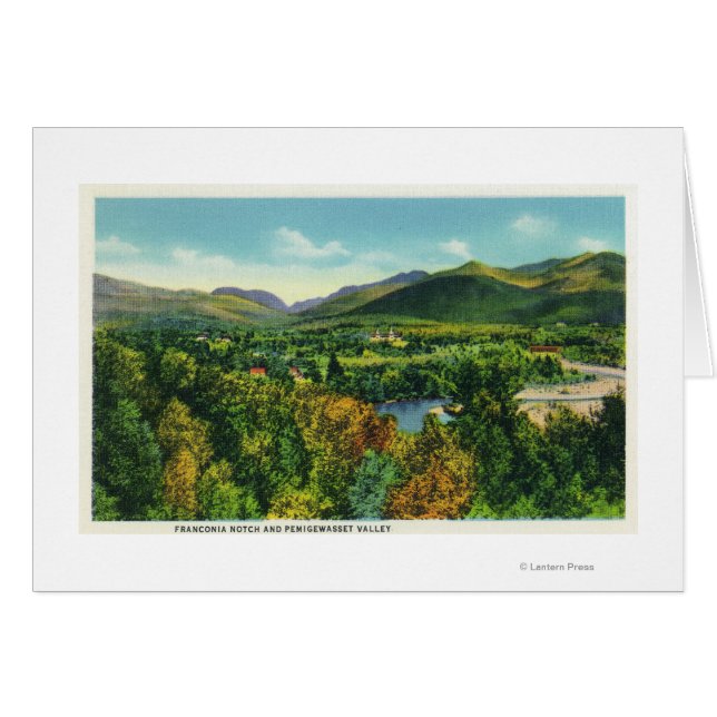 Franconcia Notch & Pemigewasset Valley (Anverso (Horizontal))