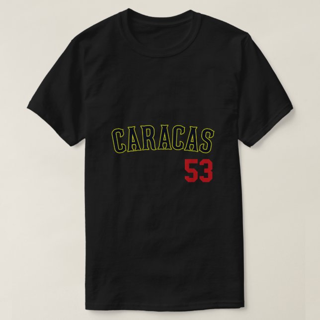 Franela Beisbol de Jersey de Caracas (Diseño del anverso)