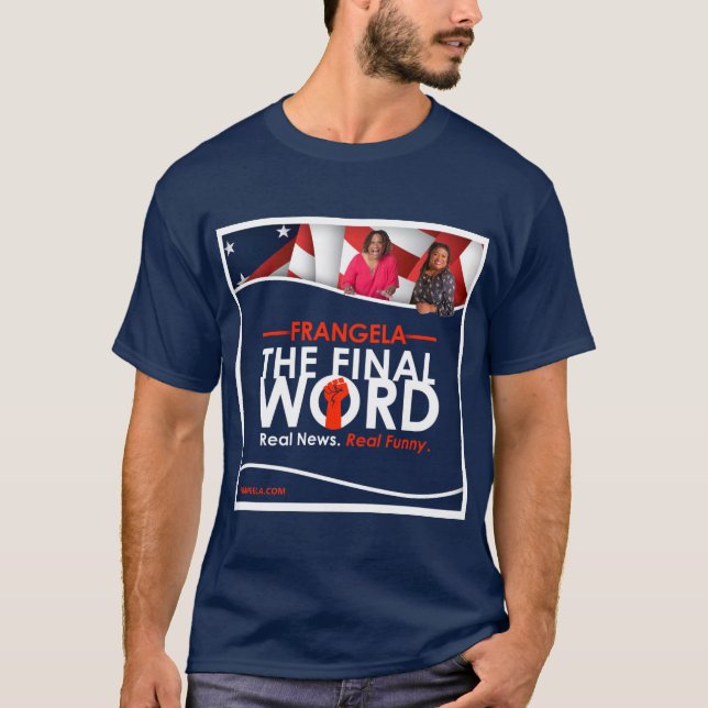 Frangela - Camiseta color "La palabra final" (Anverso)