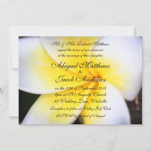 Frangipani - Invitación a la boda