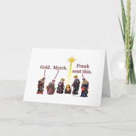 Frank envió esto - la tarjeta de Navidad
