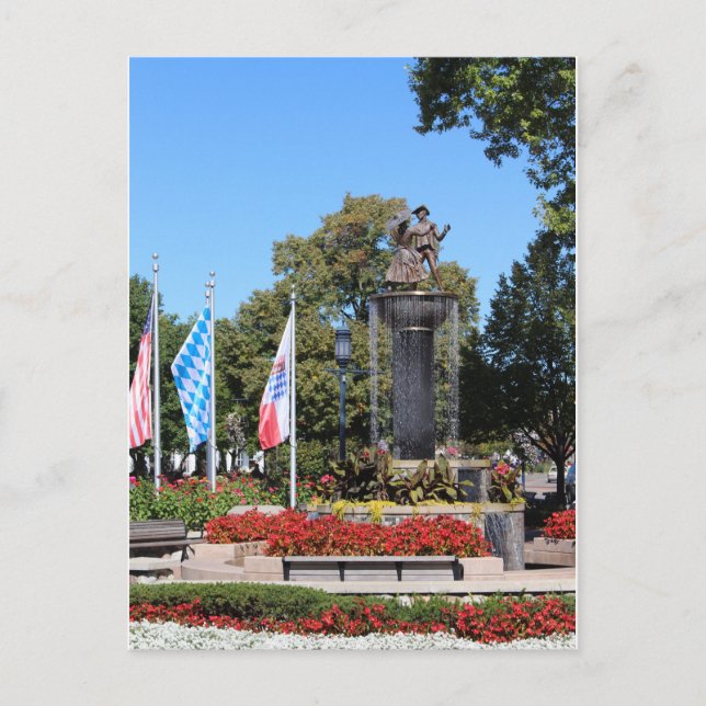 Frankenmuth, postal de Michigan (Anverso)