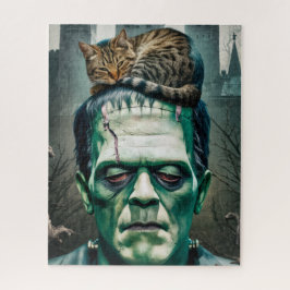 Frankenstein Catnap Jigsaw Puzzle