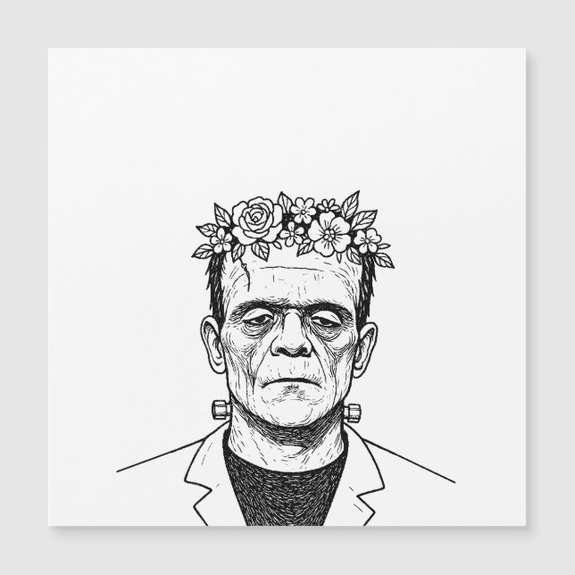 Frankenstein con Corona de Flores (Anverso)