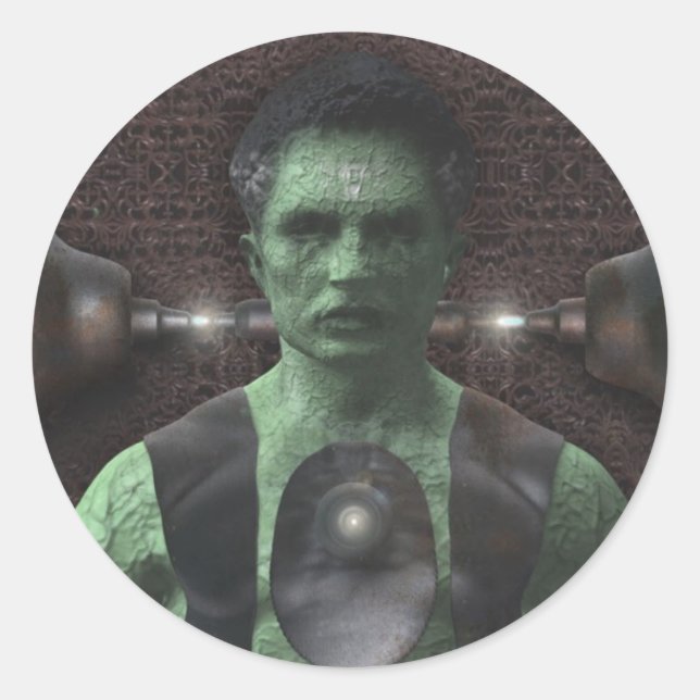 Frankenstein - Pegatinas de Halloween (Anverso)