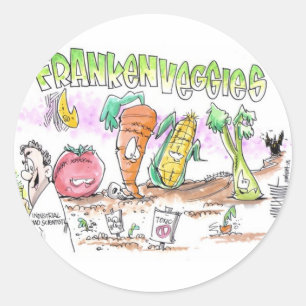 FrankenVeggies Millones contra Pegatinas de Monsan