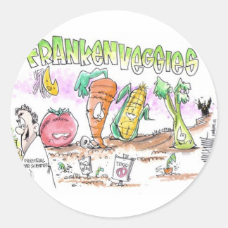 FrankenVeggies Millones contra Pegatinas de Monsan