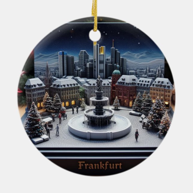 Frankfurt Wonderland: Ornamento de Navidad 3D (Atrás)