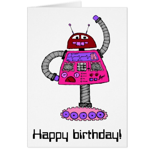 Frankie Robot: Rosa en blanco (Frente)