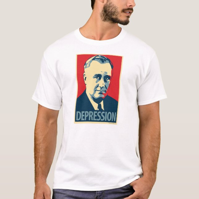 Franklin D. Roosevelt - depresión: Camiseta de OHP (Anverso)