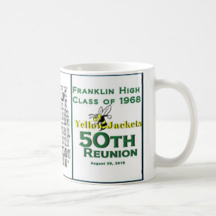 Franklin de clase superior de 1968 50.as tazas de