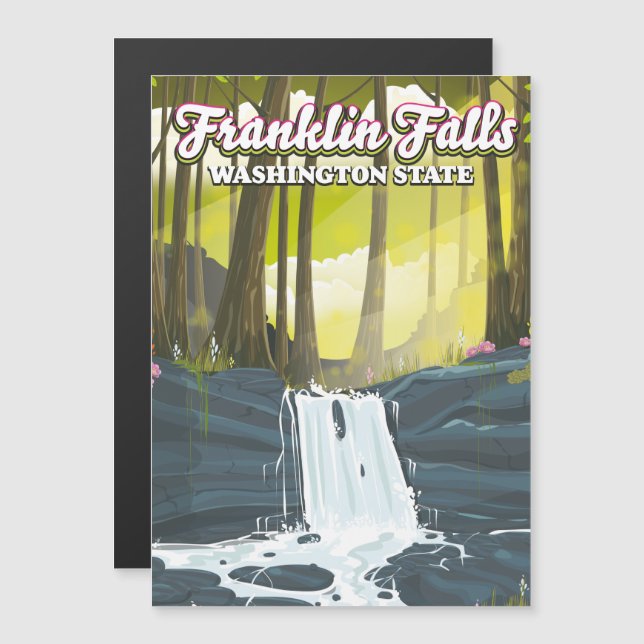 Franklin Falls Washington, Estados Unidos (Anverso/Reverso)