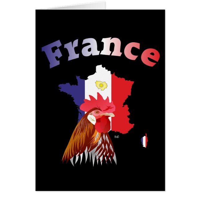 Frankreich - France Grusskarte (Frente)