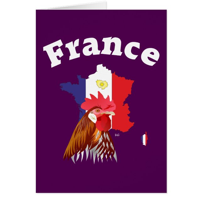 Frankreich - France Grusskarte (Frente)