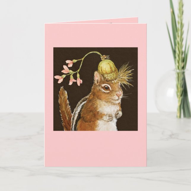 Frannie, la tarjeta de chipmunk (Anverso)