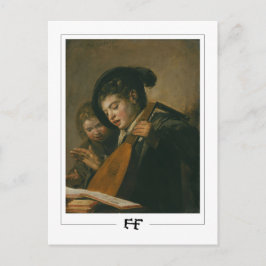 Frans Hals #216 - Tarjeta postal de arte fino