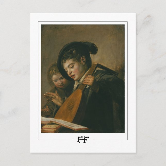 Frans Hals #216 - Tarjeta postal de arte fino (Anverso)