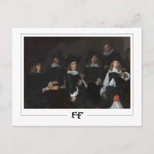 Frans Hals #28 - Tarjeta postal de arte fino