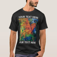 Franz Marc Animales en una camiseta negra paisajis
