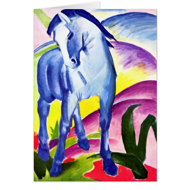 Franz Marc - caballo azul I (Frente)