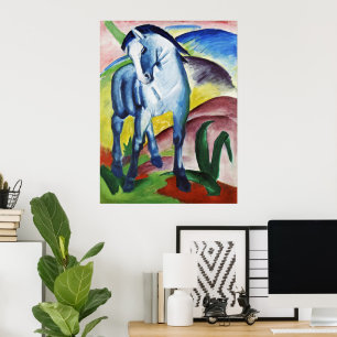 Franz Marc Caballo Azul Moderno I Arte expresionis