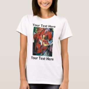 Franz Marc Famoso Pintando La Camiseta De Los Zorr