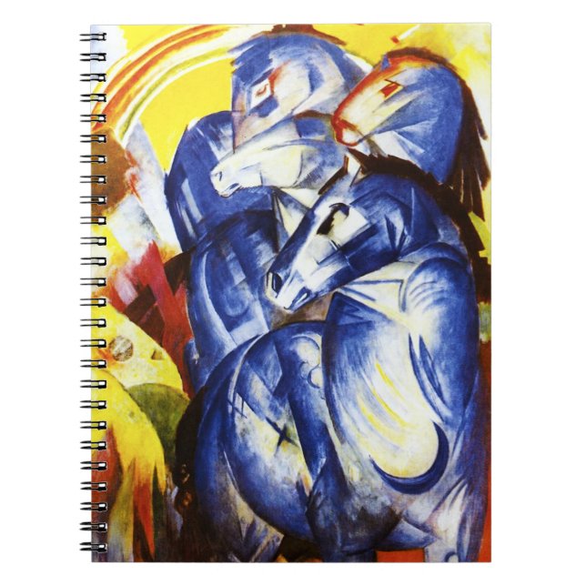 Franz Marc la torre del cuaderno azul de los (Frente)