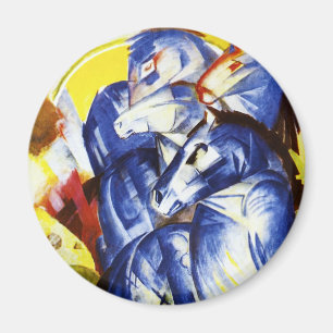 Franz Marc la torre del imán azul de los caballos