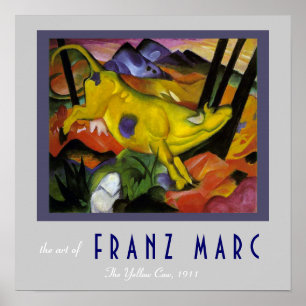 Franz Marc - la vaca amarilla - arte del