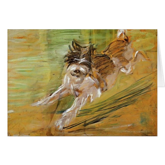Franz Marc: Perro de salto Schlick (Anverso (Horizontal))