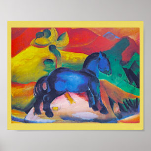 Franz Marc, The Blue Pony, Arte