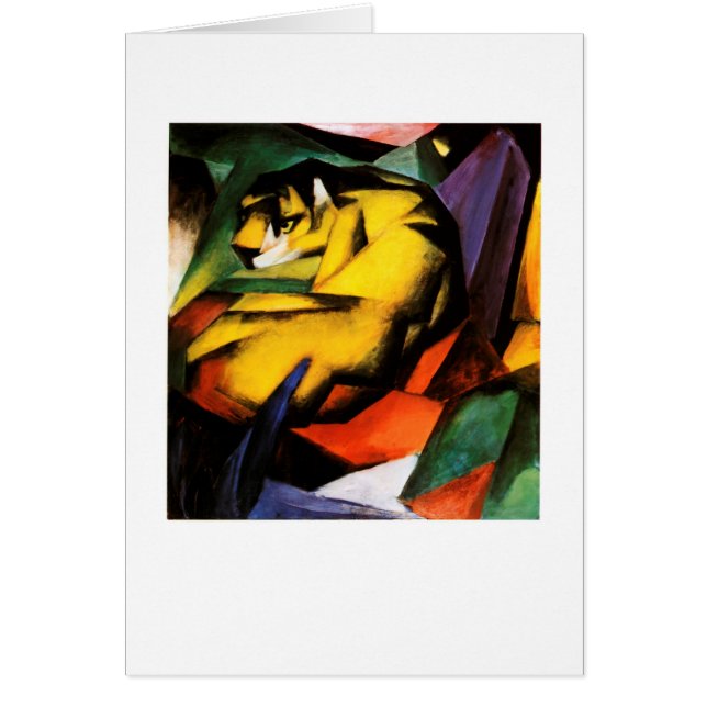 Franz Marc - Tiger (1912) (Frente)