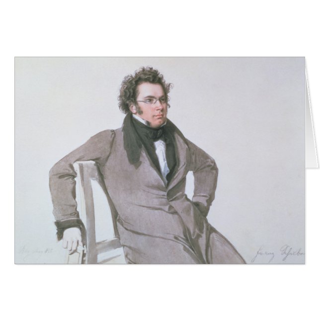 Franz Schubert, 1825 (Anverso (Horizontal))