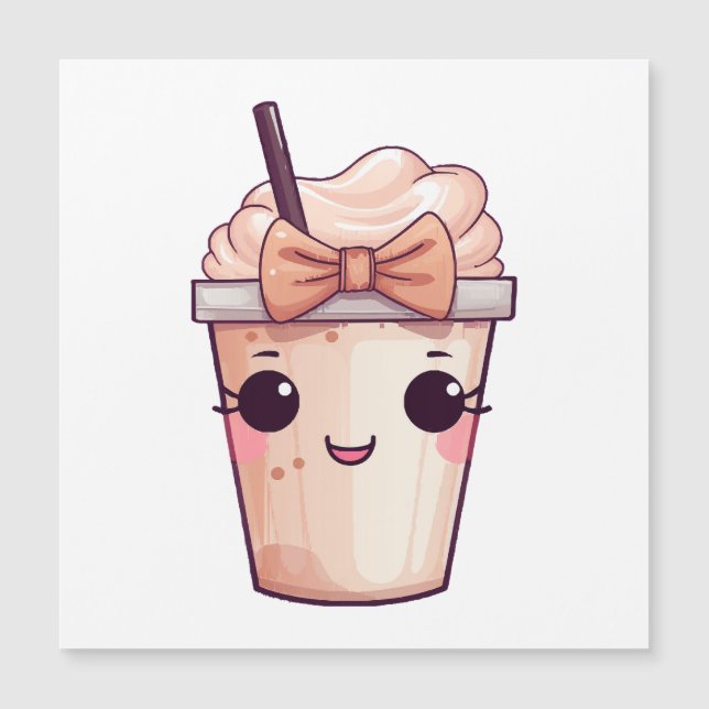 Frappe sonriente Kawaii (Anverso)