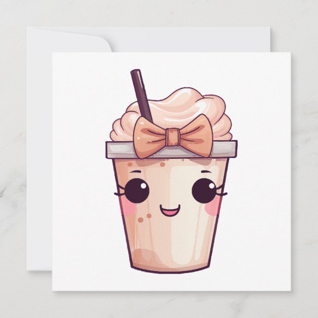 Frappe Sonriente Kawaii (Anverso)