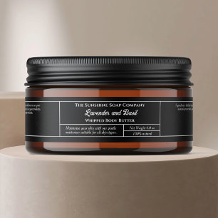 Frasco de manteca corporal para cosméticos de cuer