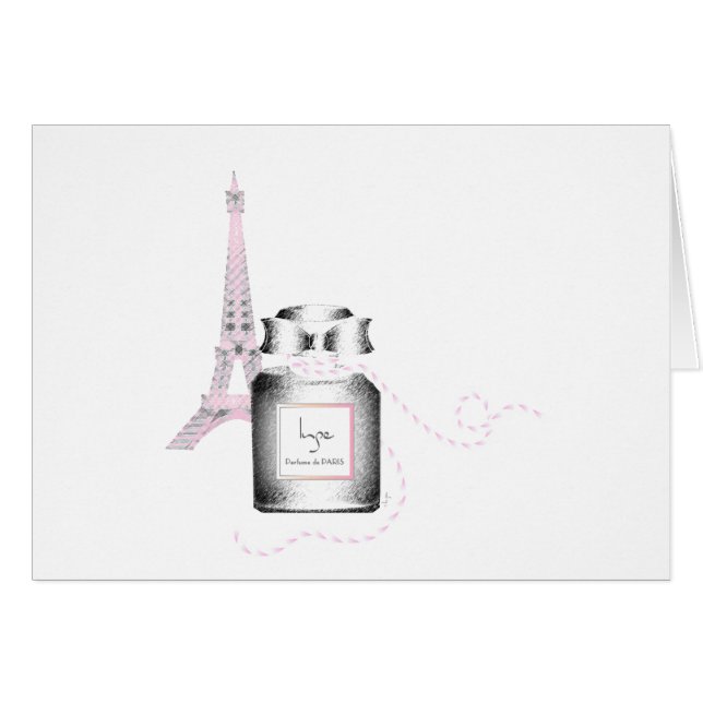 Frasco de Parfum con Torre Eiffel y Rope (Anverso (Horizontal))