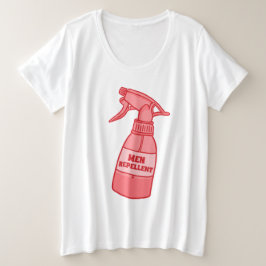 Frasco de spray repelente de hombres con humor des