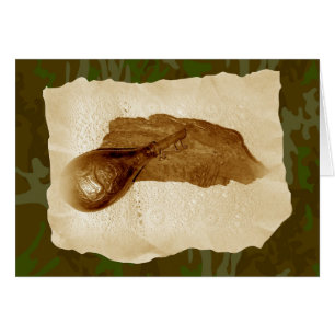 Frasco en polvo de cuero antiguo