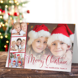 Frase de Fotos del Guión Rojo de Feliz Navidad