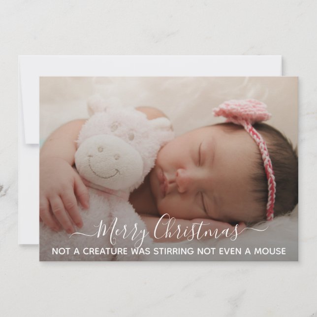Frase de Navidad para foto de bebé durmiendo (Anverso)