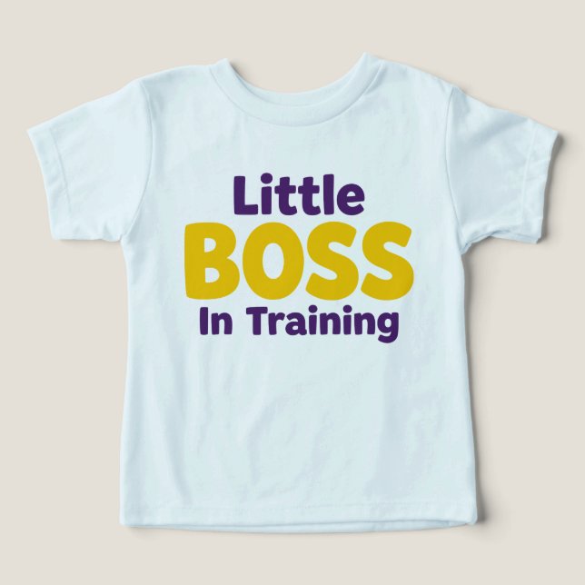 Frase divertida de bebé jefe lindo (Diseño delantero )