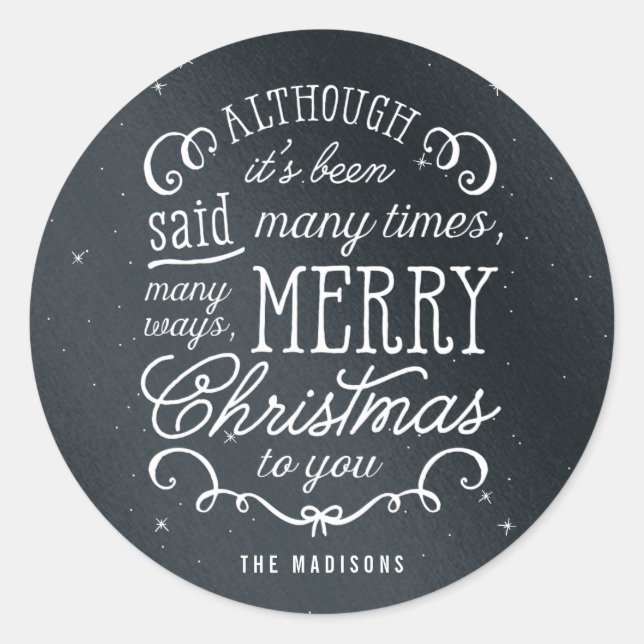 Frase simple Pegatina de vacaciones en color modif (Anverso)